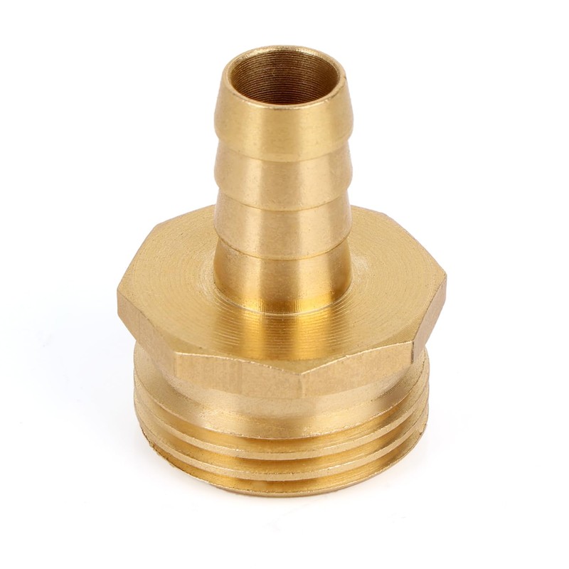 BOXOB 2pcs Solid Brass 1/2" PEX Barb to 3/4" GHT