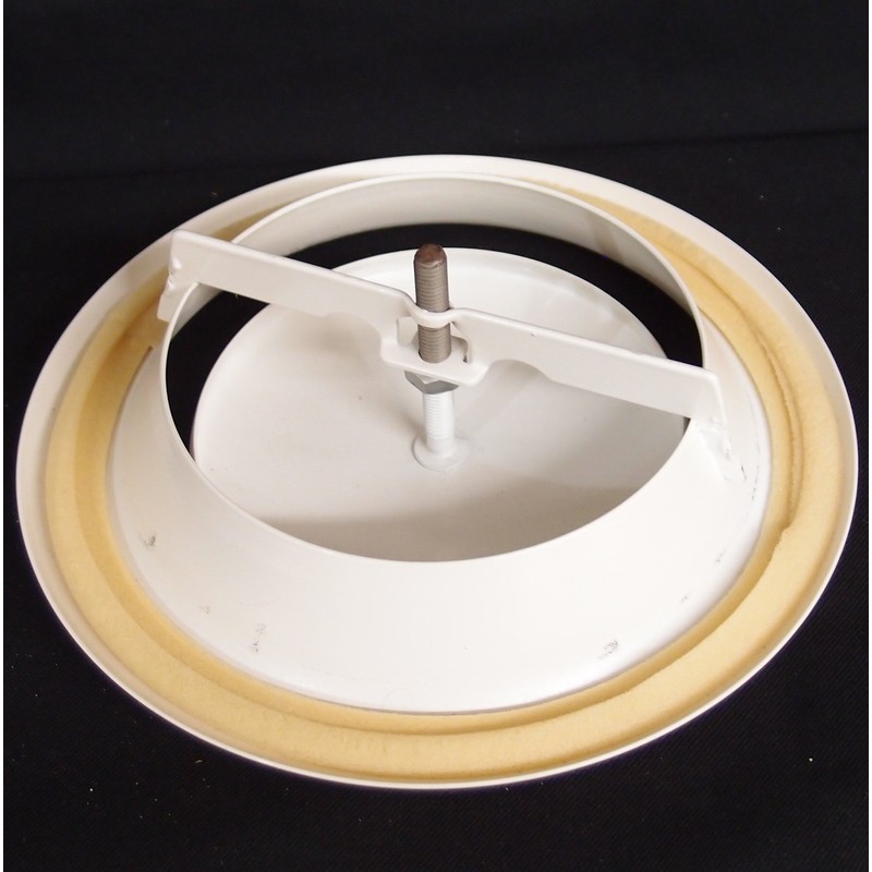 5" Round Air Vent Supply Grille with Sponge Gasket and