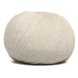 100% Alpaca Yarn Wool Set of 3 Skeins Fingering Lace DK Worsted Bulky Weight - Heavenly Soft and Perfect for Knitting and Crocheting (Alabaster White, Fingering)