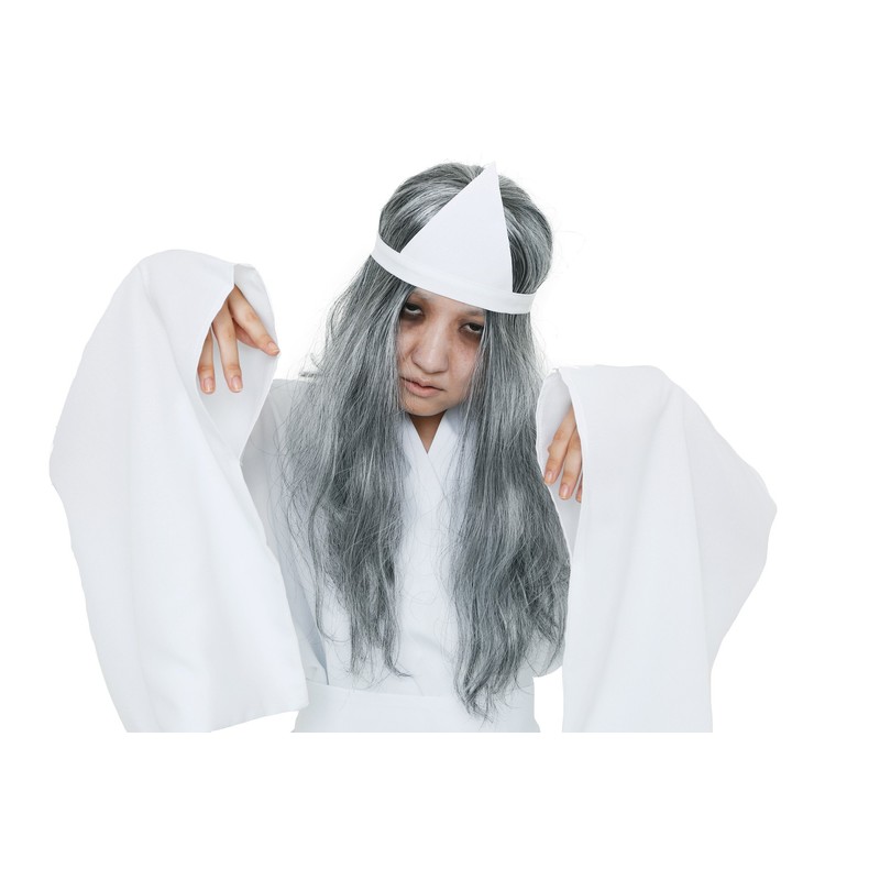 Party City カツランド バラエティグッズ 白髪ロン毛 ユニセックス 白