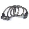 ZHEGE Bicycle Lock, Wire Lock, 5-Digit Passcode, Length 1200mm, Cross-Section