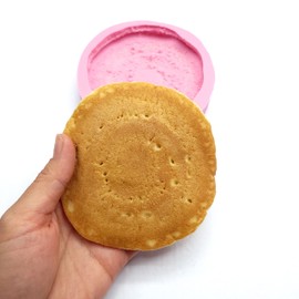 Pancake and butter silicone mold Realistic pancake Soap Candle Mold for Wax Mold for Resin NC044-5