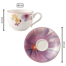 Mariefleur Basic Mokka-/Espressotasse mit Unterer