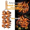 Anyuecoco Kabob Skewers for Grilling,6 PCS - 17 Inch Double