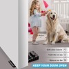 Black Rubber Door Stopper Wedge 10 Pack, Doorstop for Bottom