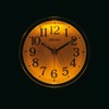 Seiko Clock KR518S Alarm Clock, Automatic Lighting, Analog, Visible at