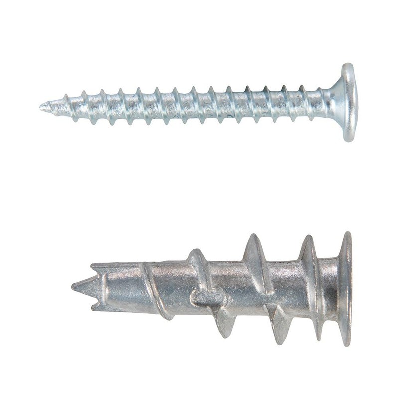 Fixman 825735 Self-Drill Metal Plasterboard Fixings 12 x 32mm Pack