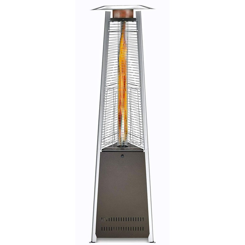Hiland Glass Tube Heat Shield, 22" Triangle
