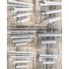 HONJIE 10Pcs 4.72" White Arc Surface Pull,White Edge Pulls Furniture