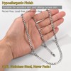 PROSTEEL Chain Necklace Men Jewelry 316L Stainless Steel 18Inch Collar