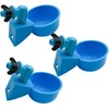 3Pcs Automatic Poultry Waterer 3/8 Inch Thread Filling Waterer Cups