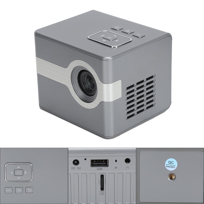 C50 Mini Projector Portable MultiFunction Cinema Projector for Home Theater