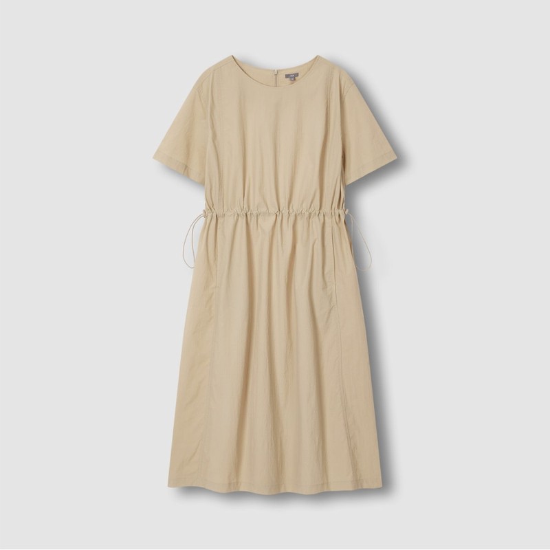 JAJU [JAJU] Women's Crinkly Waist String Dress (Choose 1 of