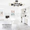 BONLICHT 8 Lights Semi Flush Mount Sputnik Ceiling Light Modern