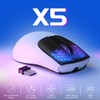 MAGIC-REFINER X5 Wireless Gaming Mouse, 49g Ultralight G502 Tri-mode 2.4Ghz/USB-C