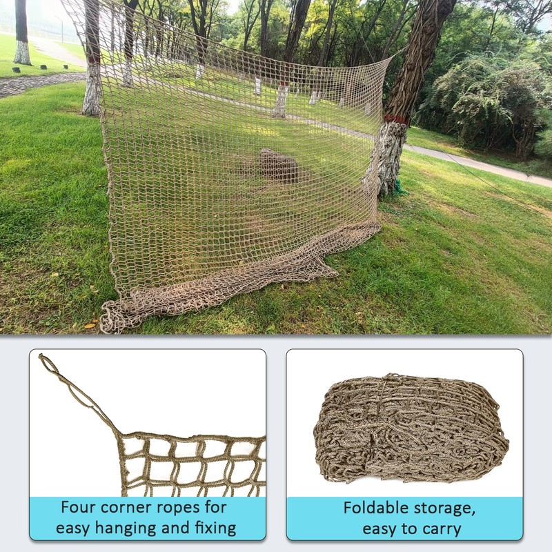 KAERYHET Climbing Net for Kids Double Layers Playground Safety Net