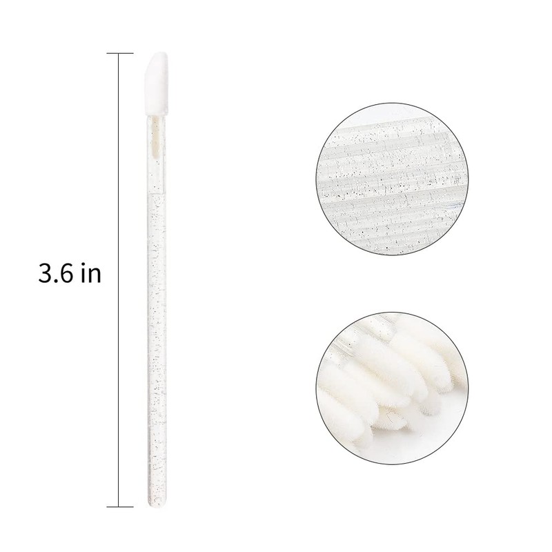 myaokue-up 300 Pinceles De Labios Desechables, Varillas De Brillo De