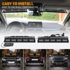 XRIDONSEN 2x 17 inch Emergency Dash Amber Strobe Lights for