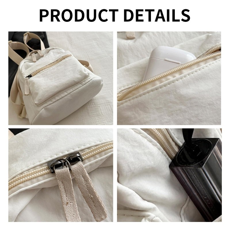 Mayoii Canvas Mini Backpack Small Backpacks for Women Small Rucksack