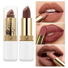Clásico Mate Perolado Labial Set Duradero Resistente Al Agua