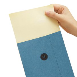 10 Pcs Vintage Kraft Paper File Folder Thickened A5 Filing Envelope Project Photo Pockets Reusable Document Wallet Bag with String Tie Closure for Office Home