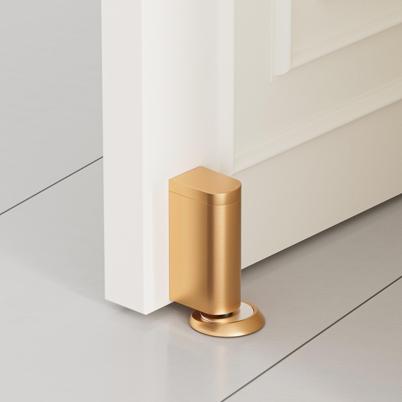 PANALI Windproof Door Stop, 0-0.3'' Adjustable Stroke Mechanical Door Holder,