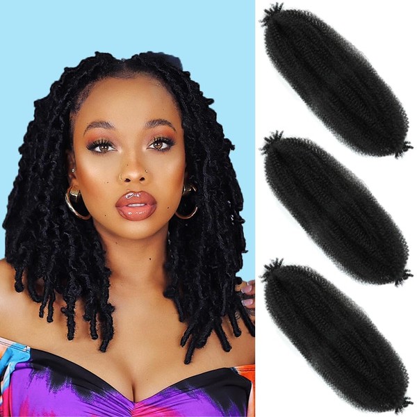 Afro Twist Hair Pre Separated Springy Afro Twist Hair Pre