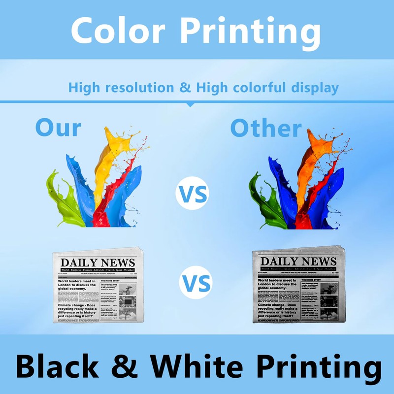 LC103 High Yield Ink Cartridges Replacement for Brother LC103XL LC101
