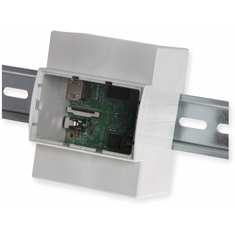 Joy-it Top-Hat Rail Housing Raspberry 3/2B/B+