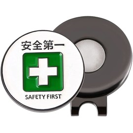Don Flyee Golf Marker Magnet Safety First Alloy Hat Clip E0020