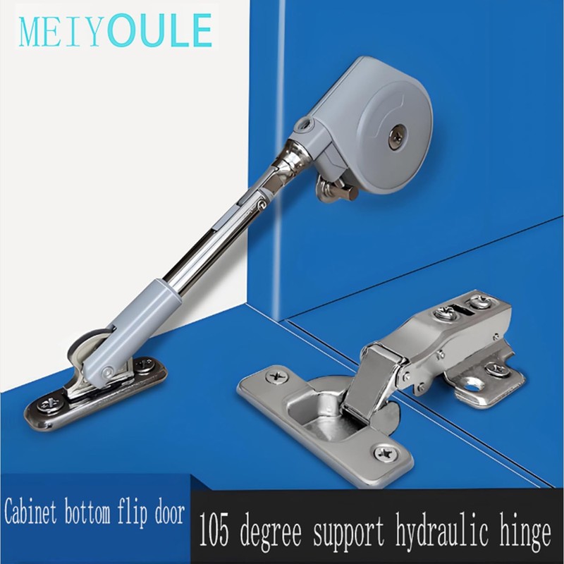 Front Desk Soft Open Cabinet Hinge Pull-Down, 105 ° Pull-Down