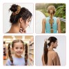 Set De 40 Scrunchies De Satén, Gomas Para El Pelo