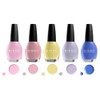 Biss, Kit 10 Esmaltes 5 ml Top Coat, Aceite y