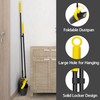 JEHONN Broom and Dust Pan, 54.3 inches Long Handle Swivel