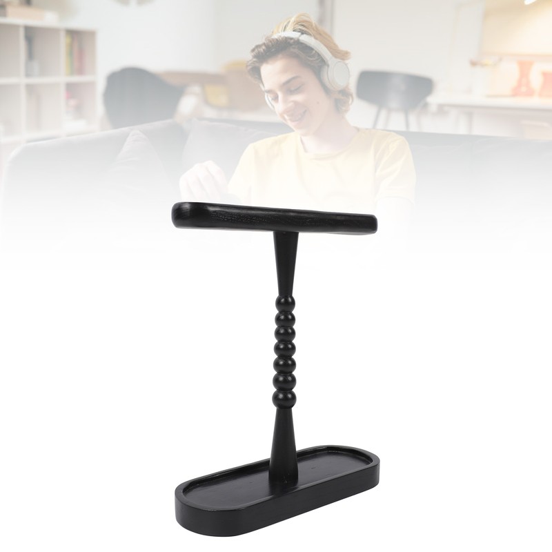 Universal Headphone Stand for Desk Wood Headset Holder Earphone Stand