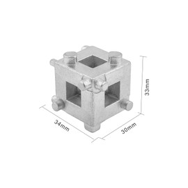 Gunpla Brake Disc Piston Caliper Replacement Cars Tool, Universal 3/8 inch Remover Installer Cube for Rotate Align Pistons Slots Rear Discs Brakes Pad