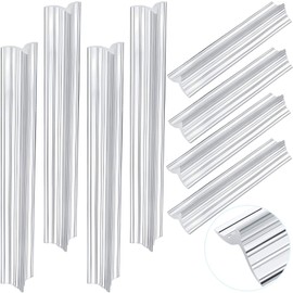 Jetec 8 Pieces Sofa Slipcovers Tuck Grips Clear Silicone Anti Couch Cover Sectional for Sofa Armchairs Pet Owners(12 Inch, 7 Inch)