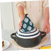 LABRIMP Triangle Oven Gloves Pot Lid Handle Cover Heat Gloves