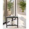 15" Shower Foot Rest with Side Hook, HDPE Waterproof Corner