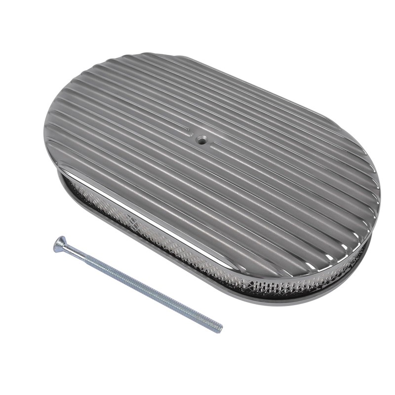 Air Cleaner 15" Oval Full Finned Replacement for Classic Ford