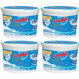 DampRid FG50T HI-Capacity Moisture Absorber, 2-Pack, 4-Pound, 2 Piece (2 Case(2-Units))