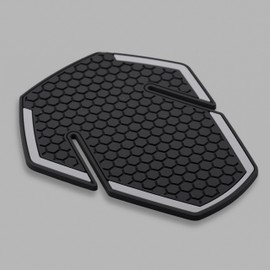 Tank Pad for Kawasaki Eliminator/SE Eliminator400 450 50 (2024~) | Ninja E-1 / Z e-1 Motorcycle Gas Tank Protector Fuel Tank Sticker Accessory Parts Anti Slip Scratch Durable Honeycomb Design (Gray 1