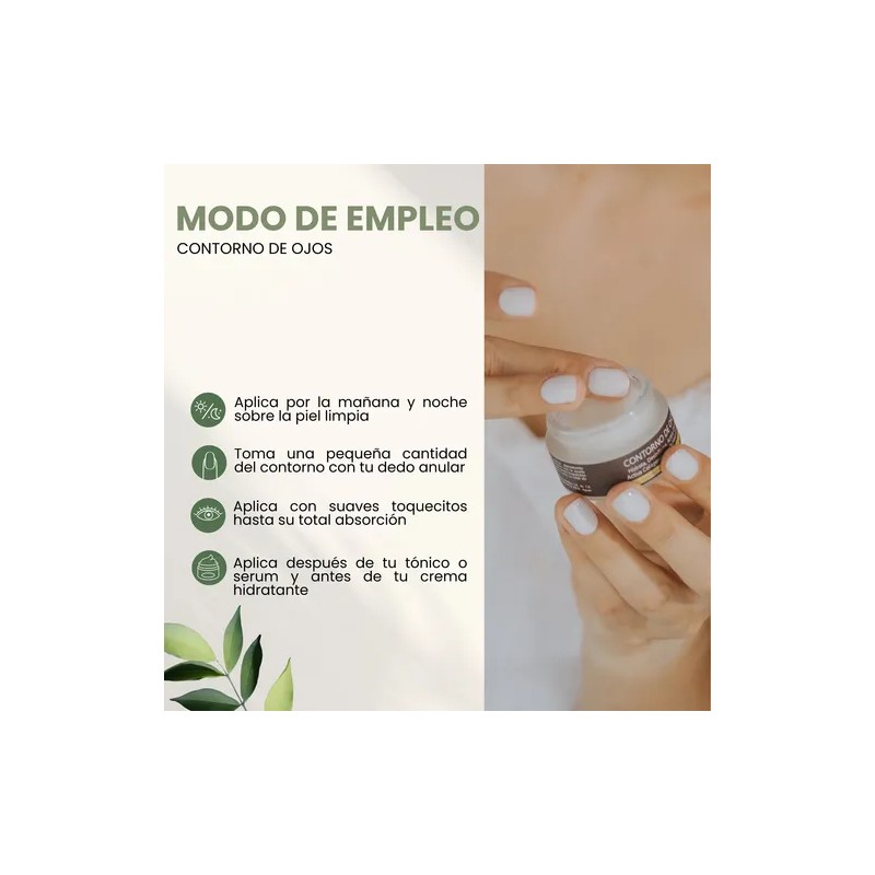 Contorno De Ojos Rusens 100% Natural Disminuye Bolsas Ojeras