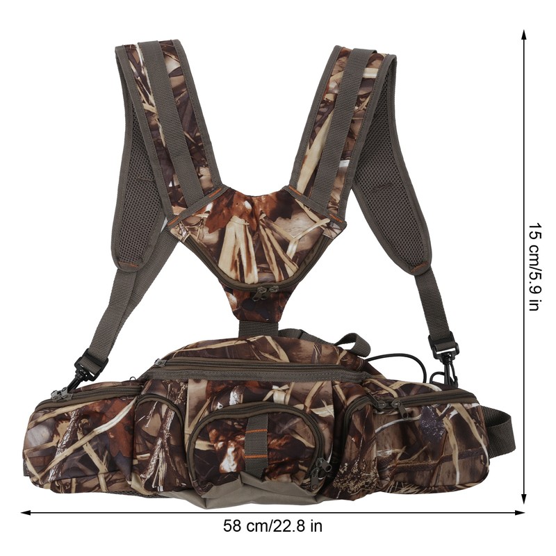 Outdoor Hiking Backpack Waist Bag with Bottle Holder Camping Shoulder