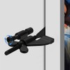 INIRET Black Adjustable Heavy Duty Portable Door Lock,Security Device for