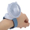 Protable Watch Fan with Adjustable Wristband Children Cartoon Electric Fan