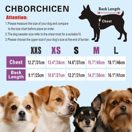 CHBORCHICEN Small Dog Sweaters Knitted Pet Cat Warm Dog Sweatshirt Winter Clothes Kitten Puppy Sweater (XX-Small, Grey)