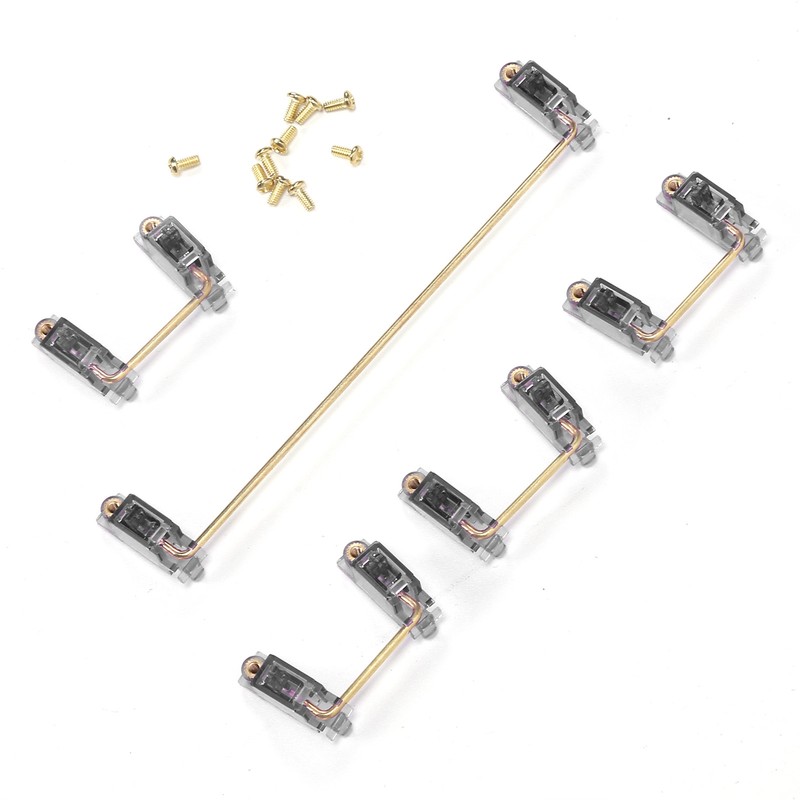 Mechanical Keyboard Stabilizer with GoldPlated Screws Computer Accessory for DIY