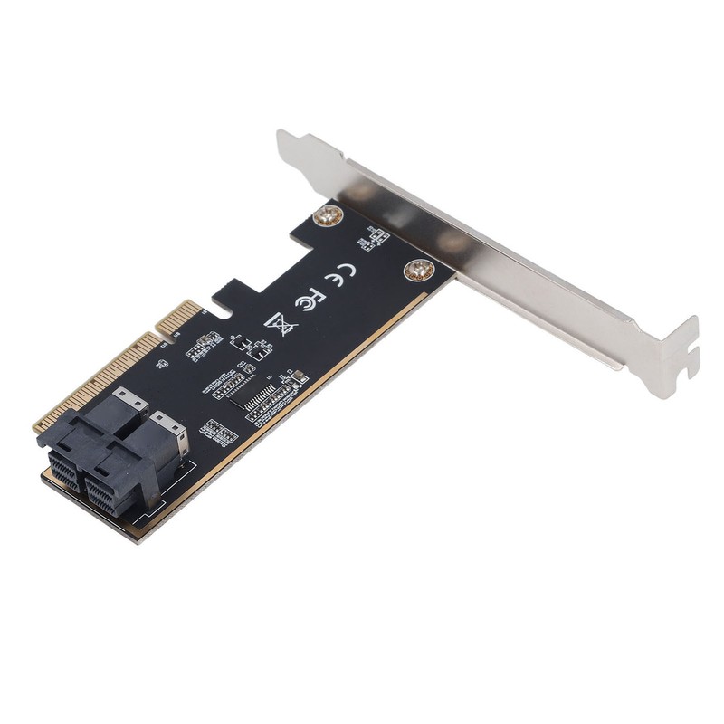 PCIe3.0 X8 to U.2 Adapter Card 64Gbps High Speed PCI