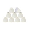 Aspen Creative 33121-2 Small Pleated Empire Shape Chandelier Clip-On Lamp